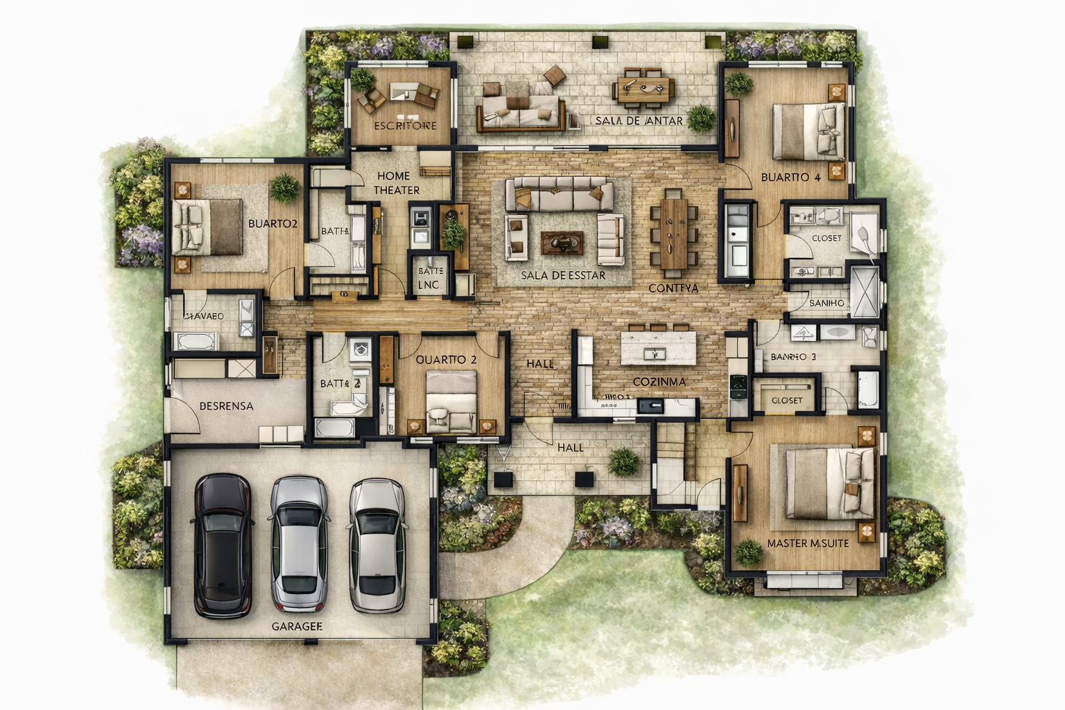 Planta Casa da Fazenda